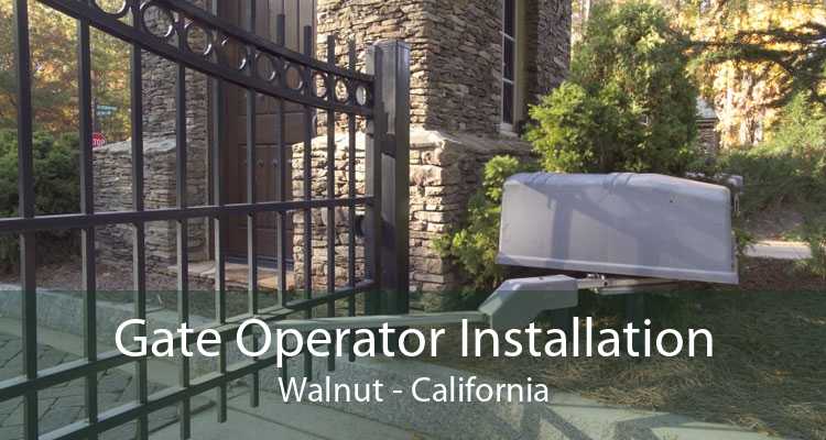 Gate Operator Installation Walnut - California