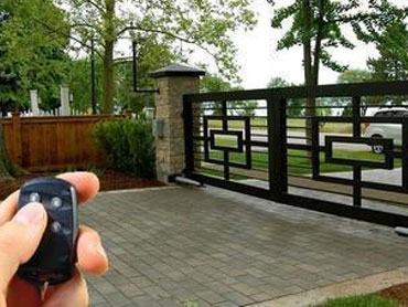 Gate Remote Control in Walnut