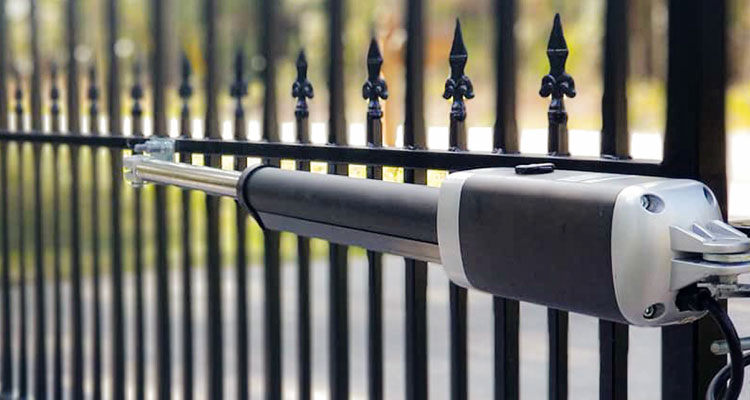 Sliding Gate Operator Installation in Walnut